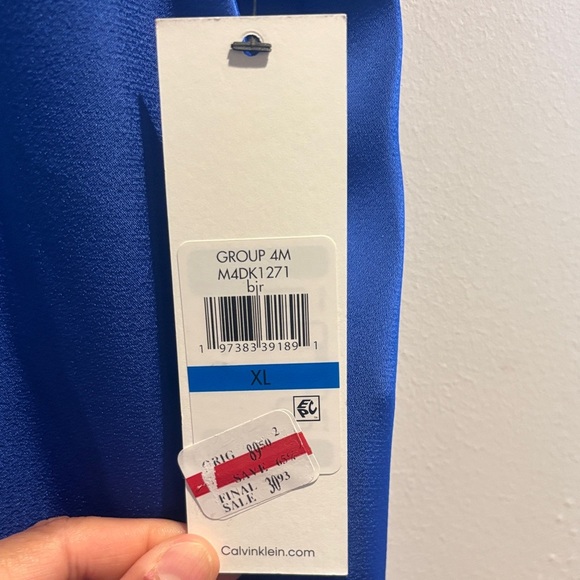 Calvin Klein Royal Blue Pants - Picture 3 of 6